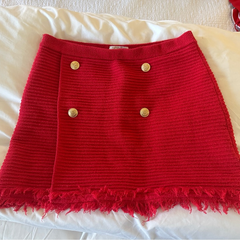 J.crew boucle skirt